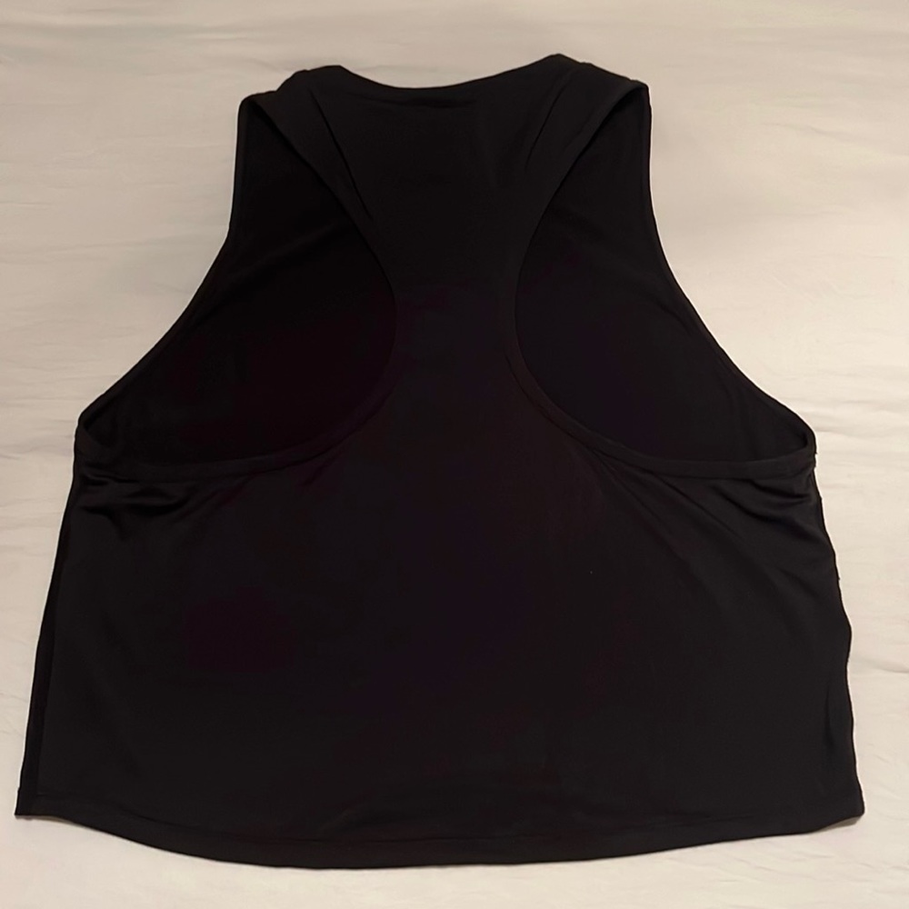 Energy Cropped Tank Top - Black size Medium